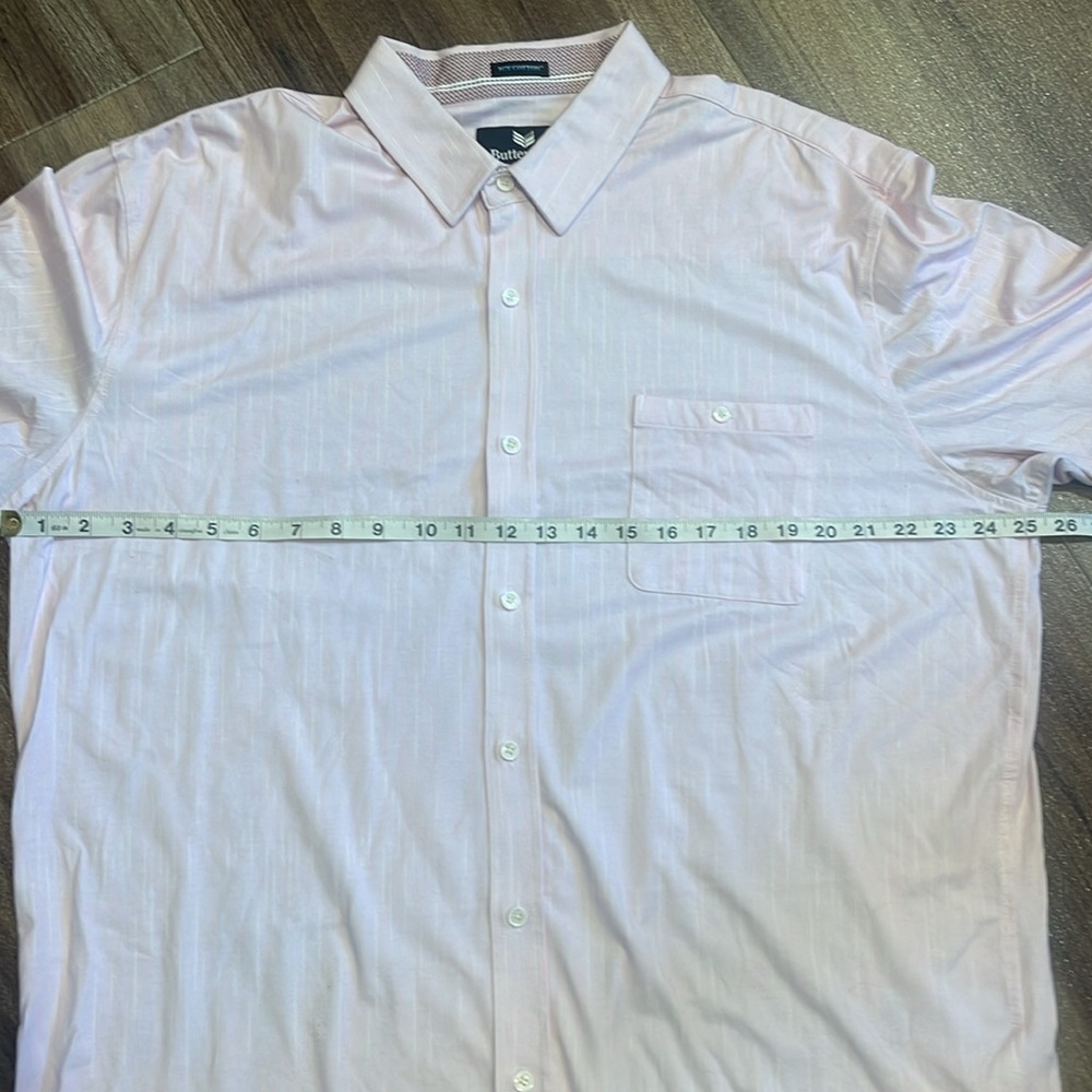 Buttercloth Casual Pink Button Down Shirt - image 3